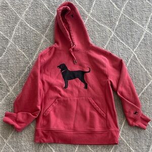 Black Dog Hooded Sweatshirt Hoodie
